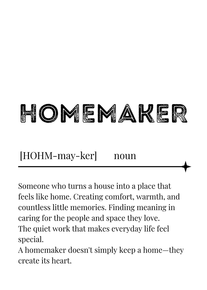 Homemaker Definition