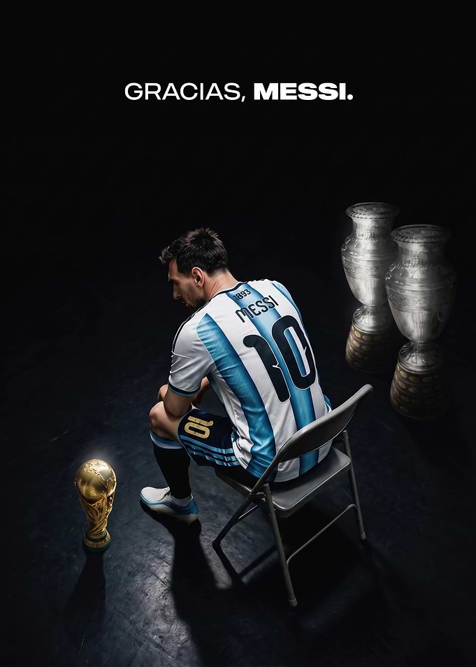 Lionel Messi Tribute Poster