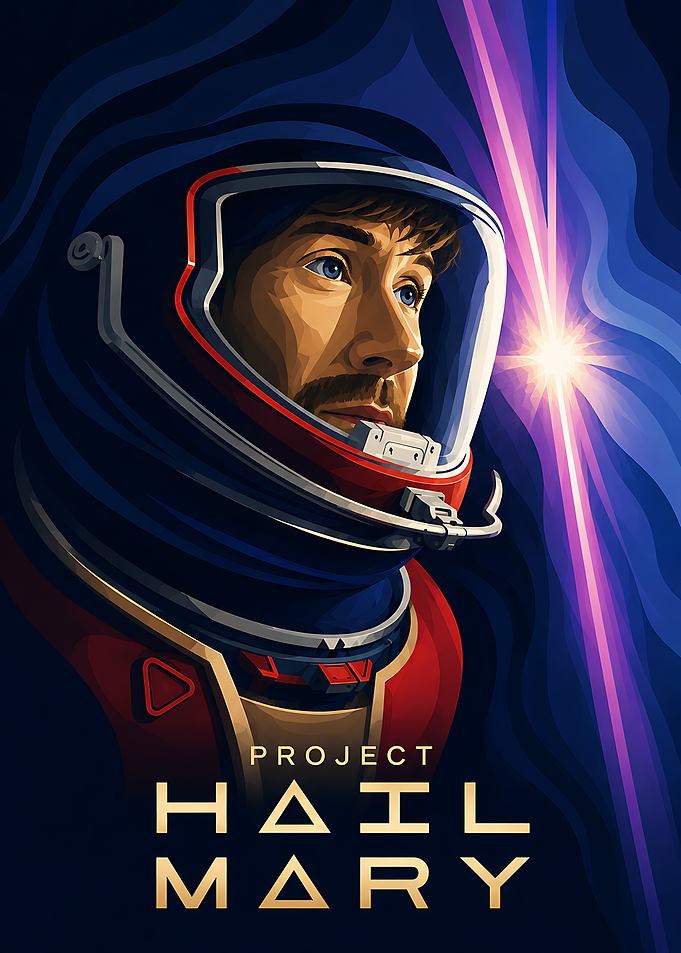 Project Hail Mary Astronaut Poster