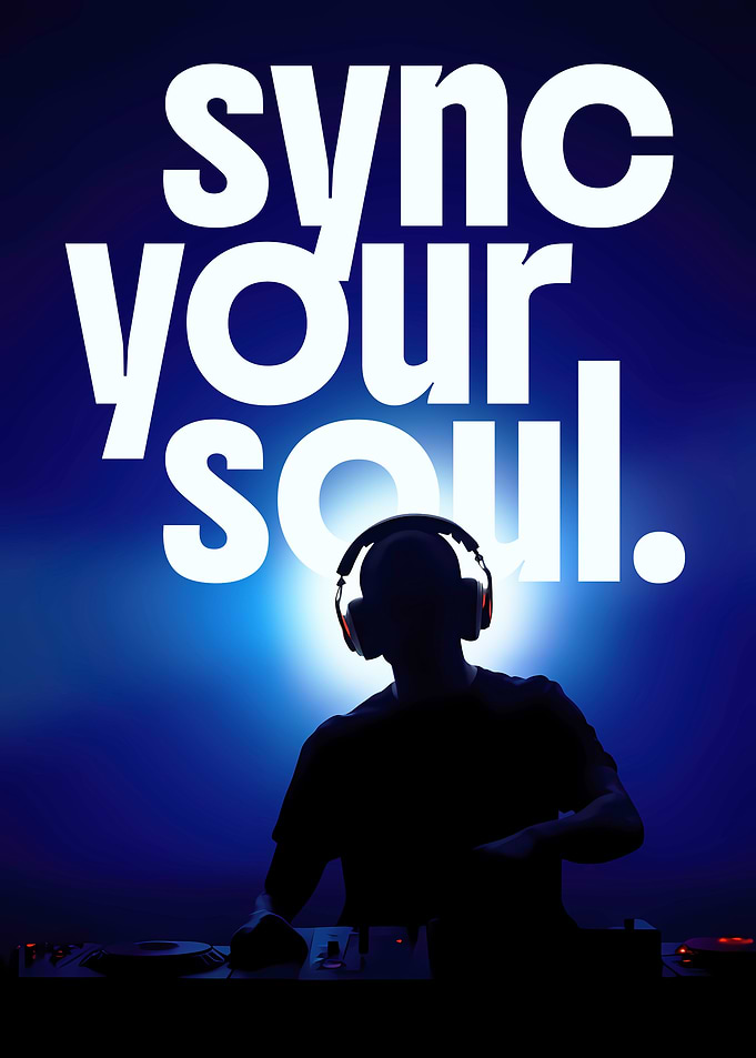 Sync Your Soul DJ Poster