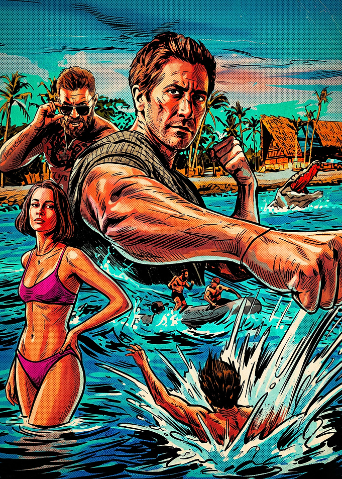 Road House Movie Poster Art