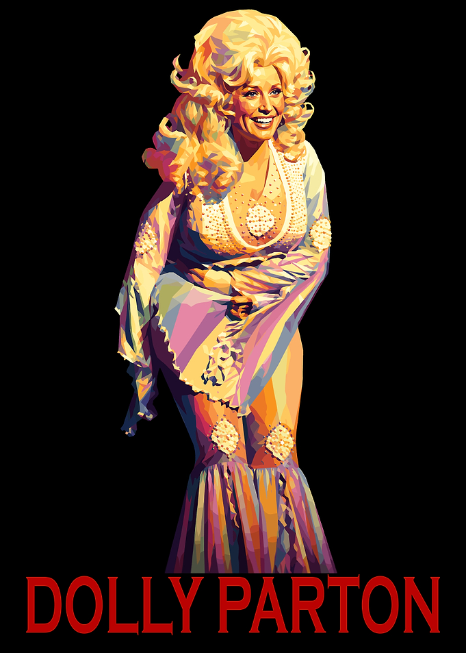 Dolly Parton Pop Art Portrait