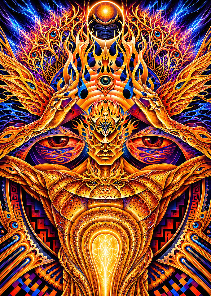 Psychedelic Visionary Spiritual Art