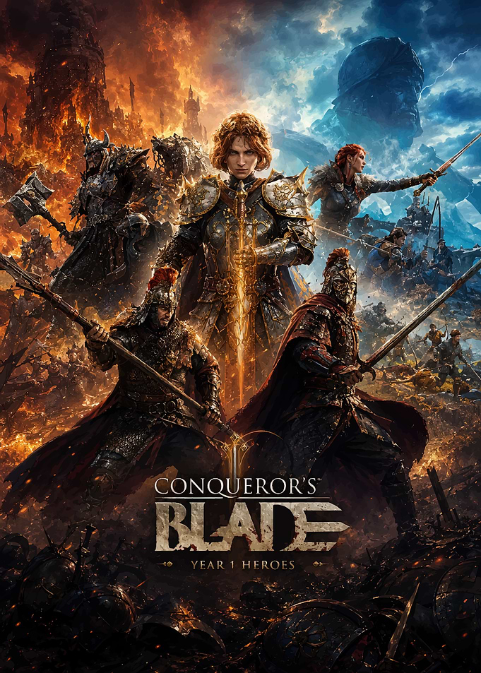 Conqueror's Blade Year 1 Heroes Poster