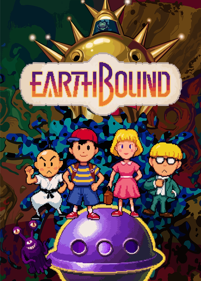 EarthBound Video Game Poster