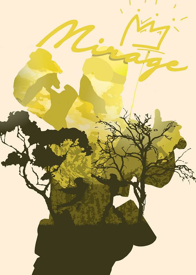Apex Legends Mirage Silhouette Poster