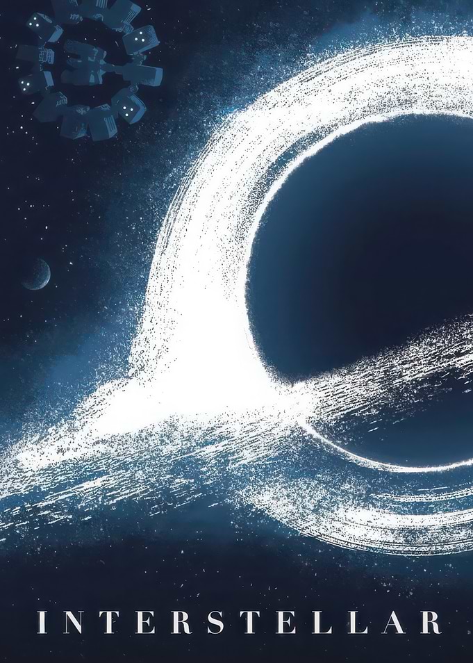Interstellar Gargantua Black Hole Poster