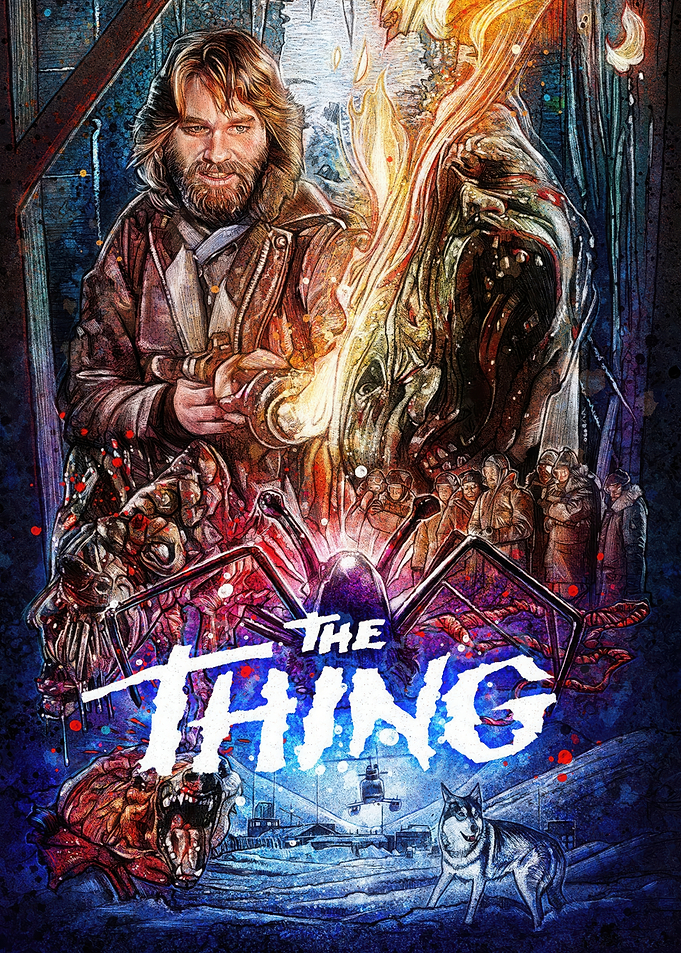 The Thing Movie Poster Art