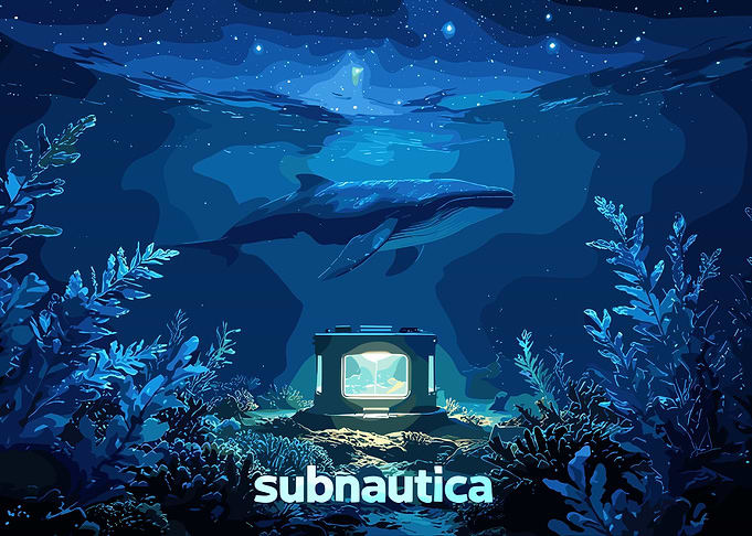 Subnautica Underwater Exploration Scene