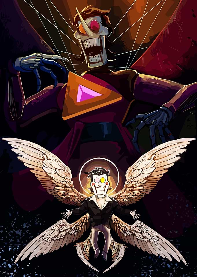 Spamton NEO Digital Art Illustration