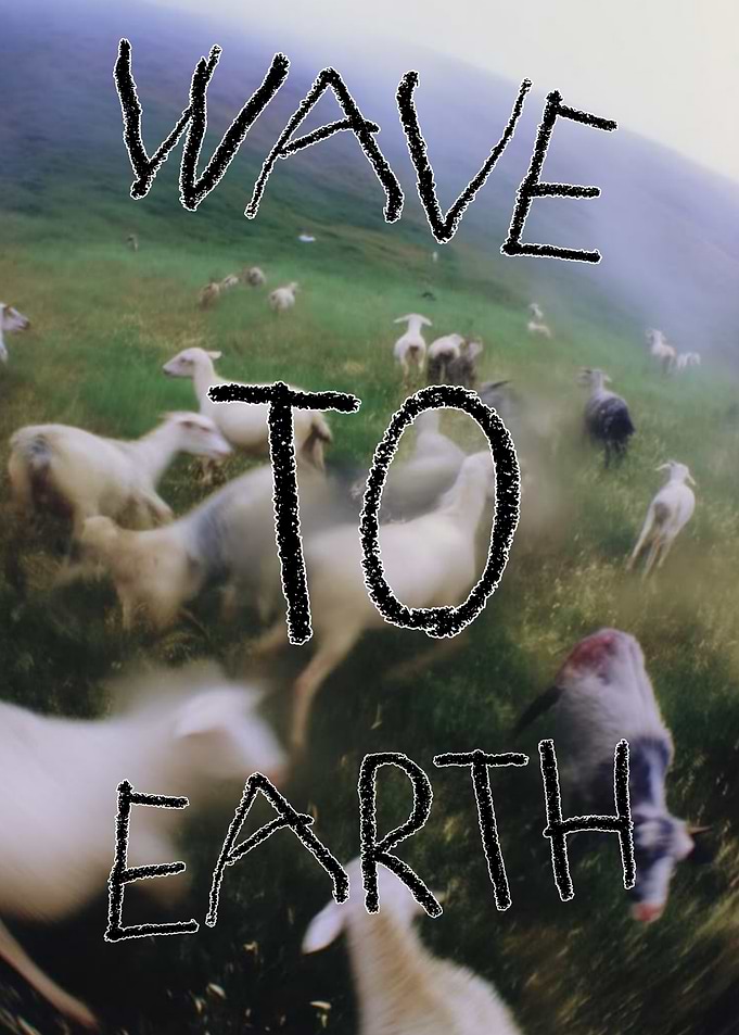 Wave to Earth Sheep Poster