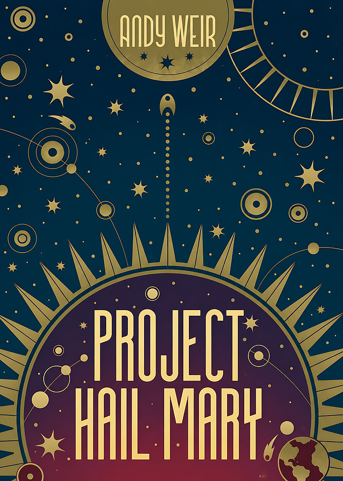 Project Hail Mary Book Cover Art