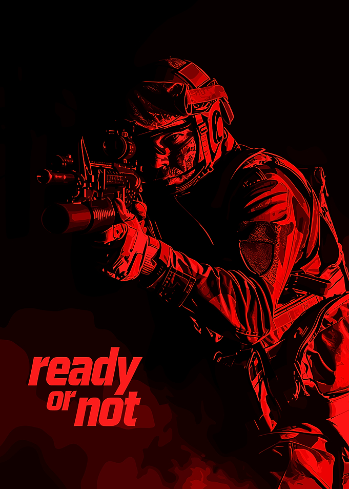 Ready or Not Tactical Soldier Poster