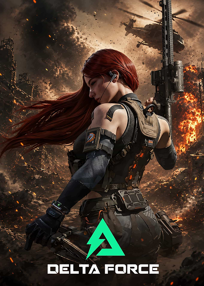 Delta Force Game Promotional Art