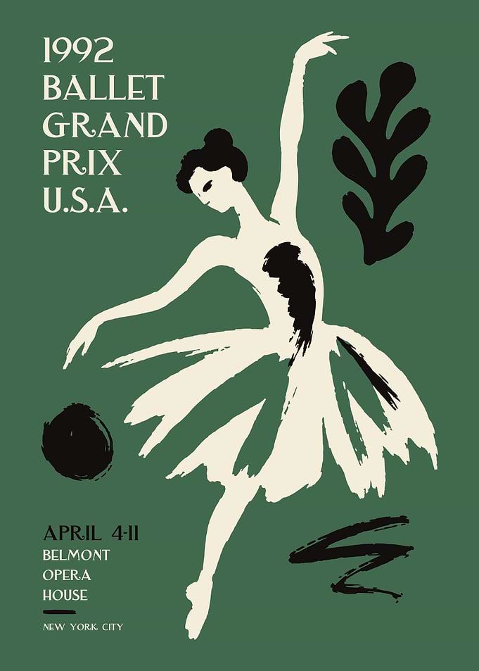 1992 Ballet Grand Prix Poster