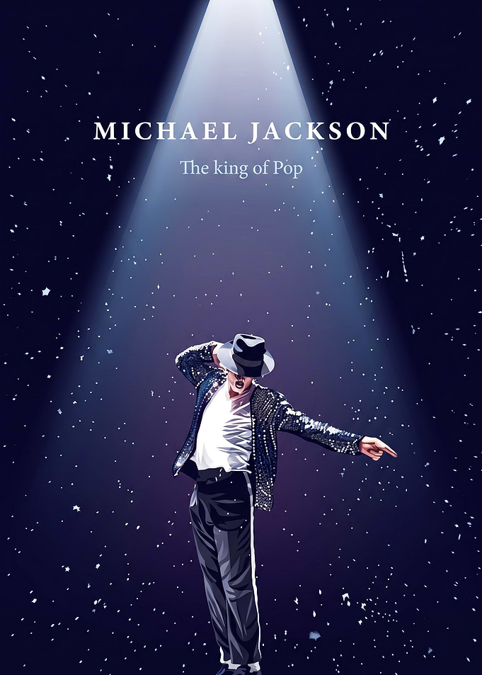 Michael Jackson King of Pop Poster