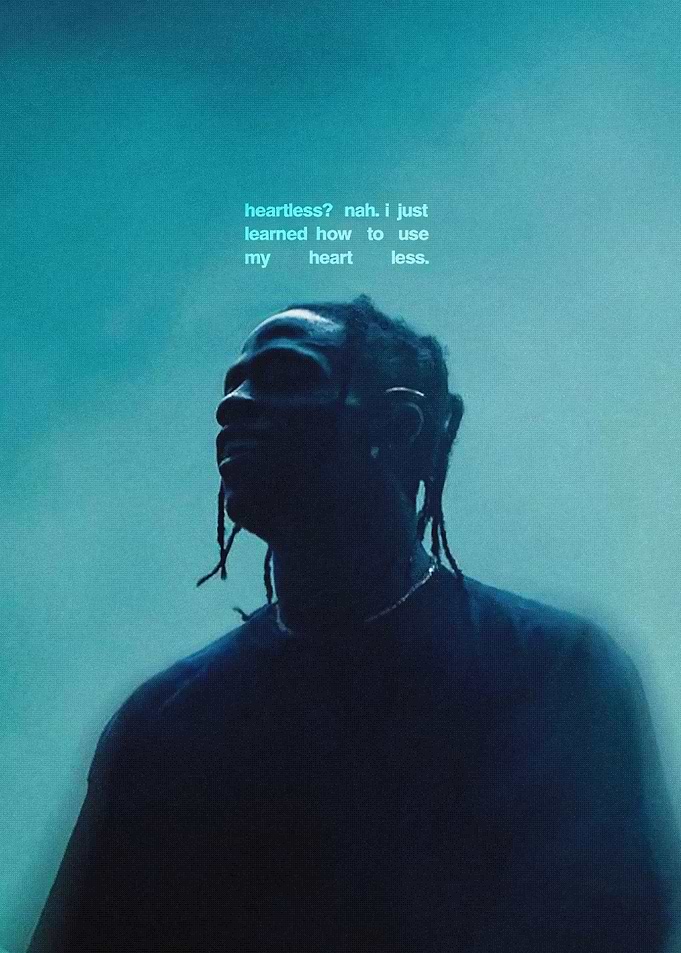 Travis Scott Inspirational Quote Poster