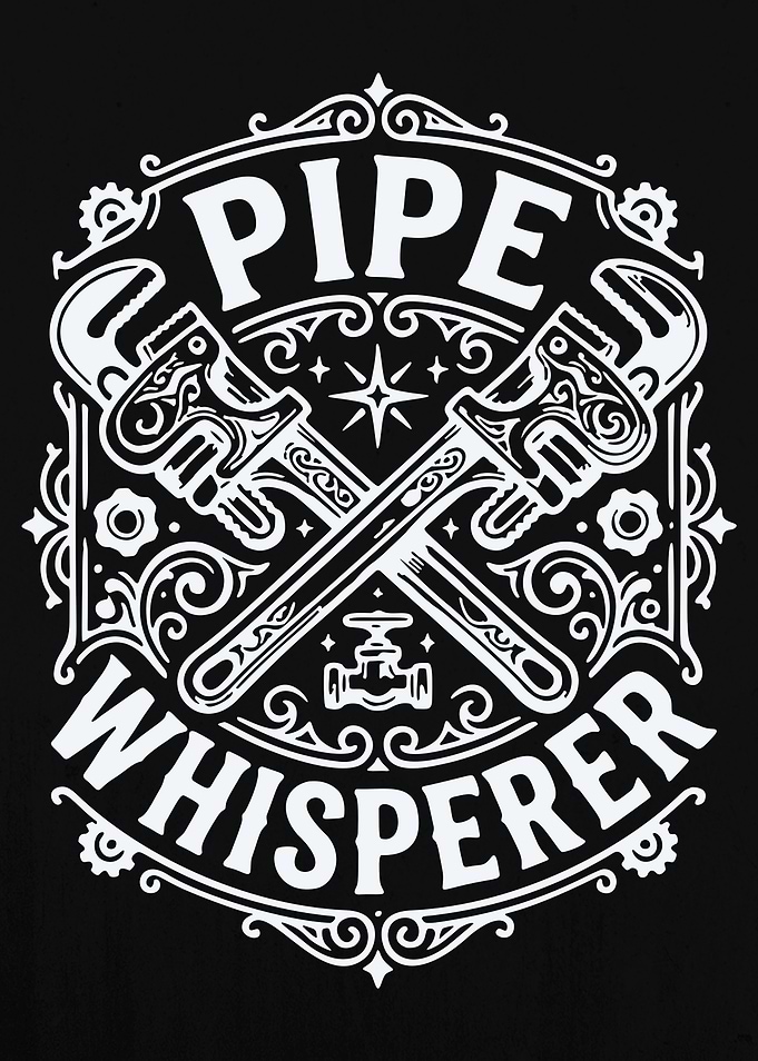 Pipe Whisperer funny Plumber poster