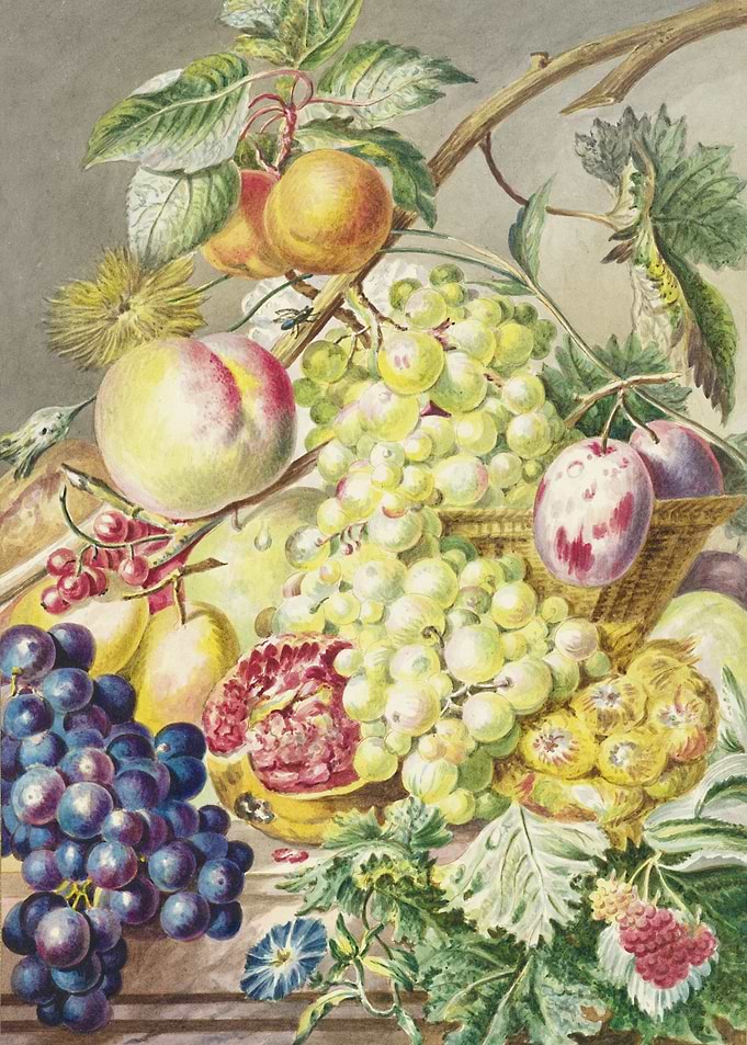 Classical Still Life Fruit Painting