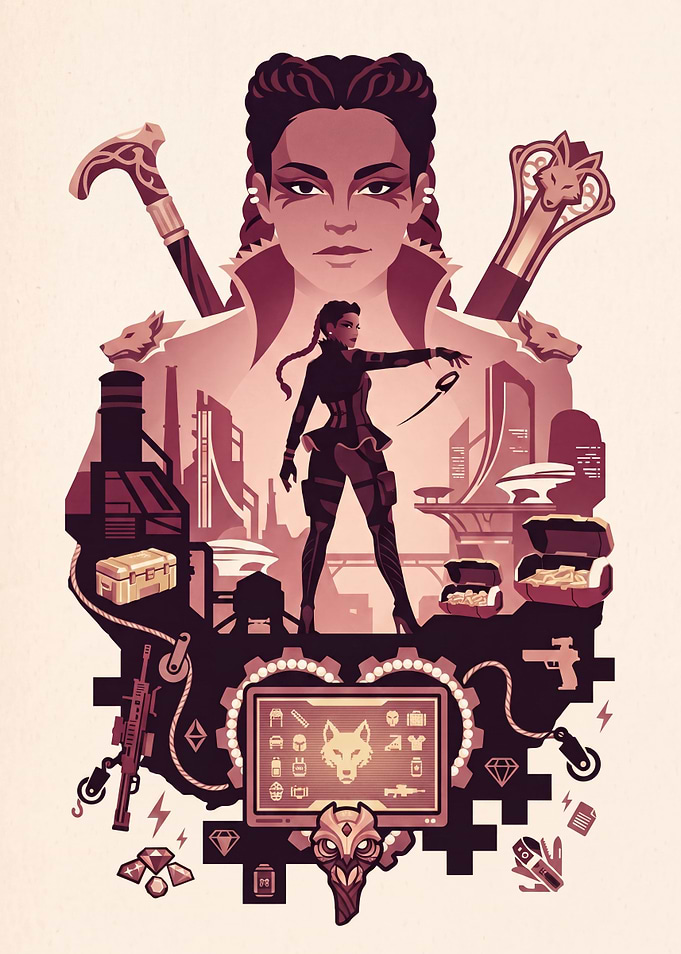Apex Legends Loba Character Art