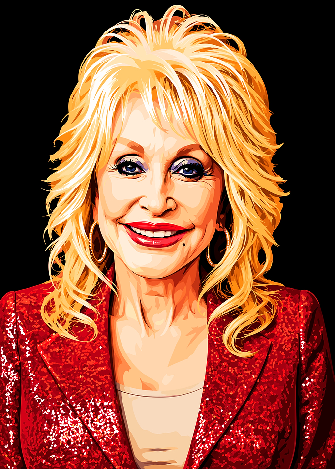 Dolly Parton Portrait Illustration