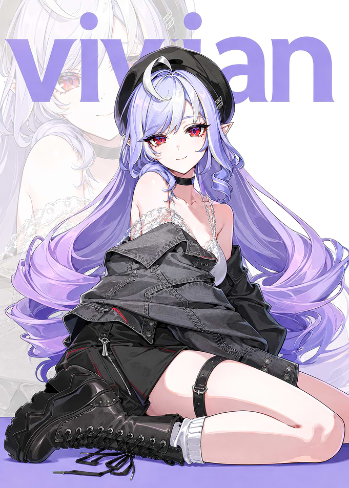 Anime Girl Vivian Portrait