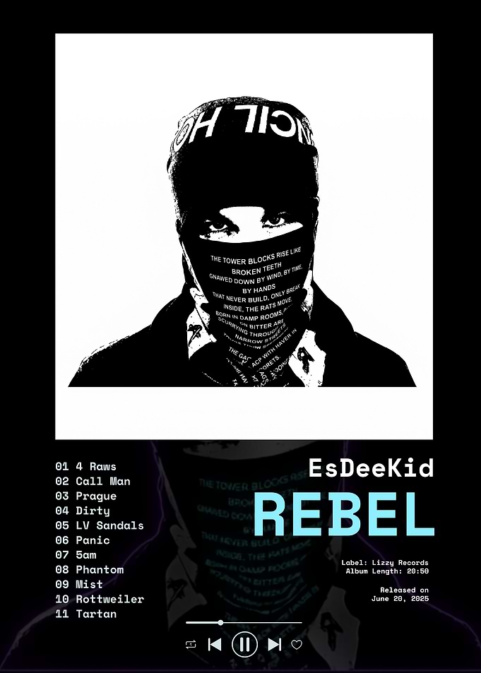 EsDeeKid Rebel Album Cover Art