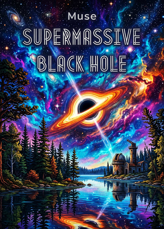 Muse Supermassive Black Hole Poster