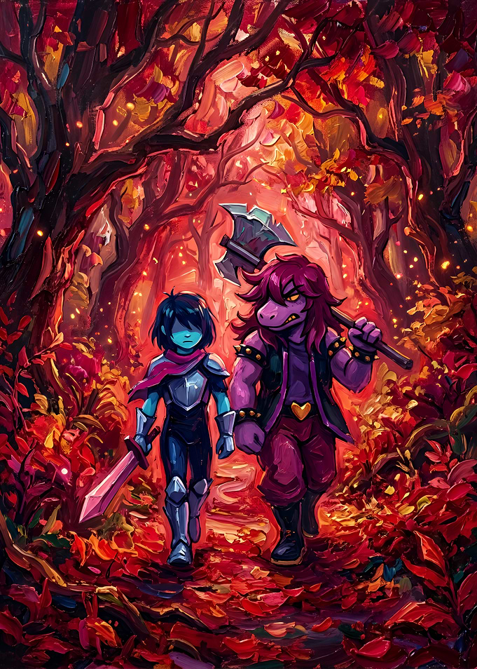 Kris and Susie in Autumn Forest