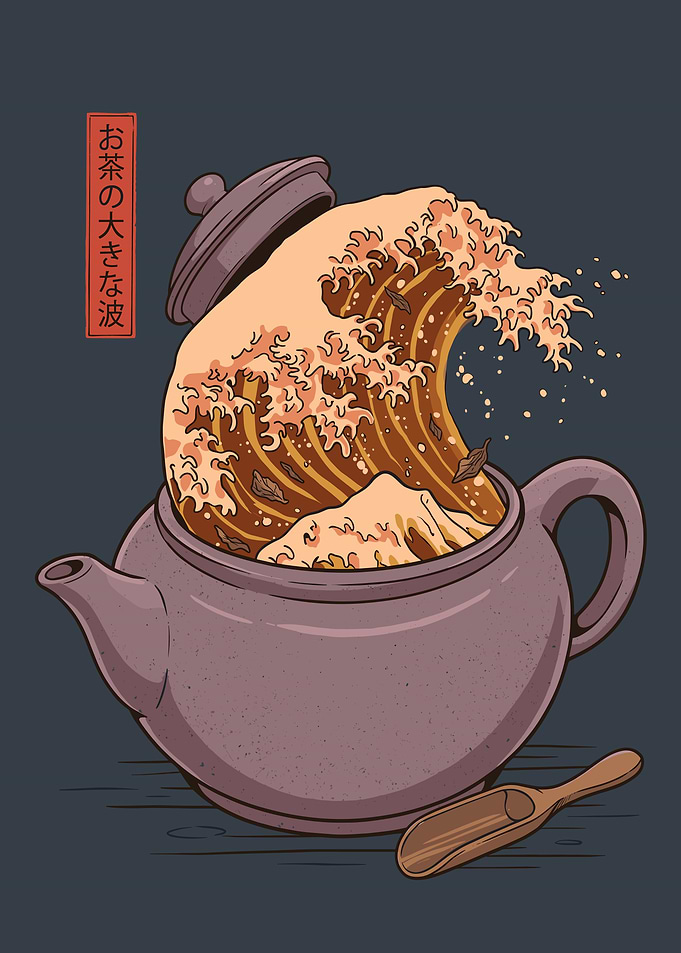 The Great Wave of Tea