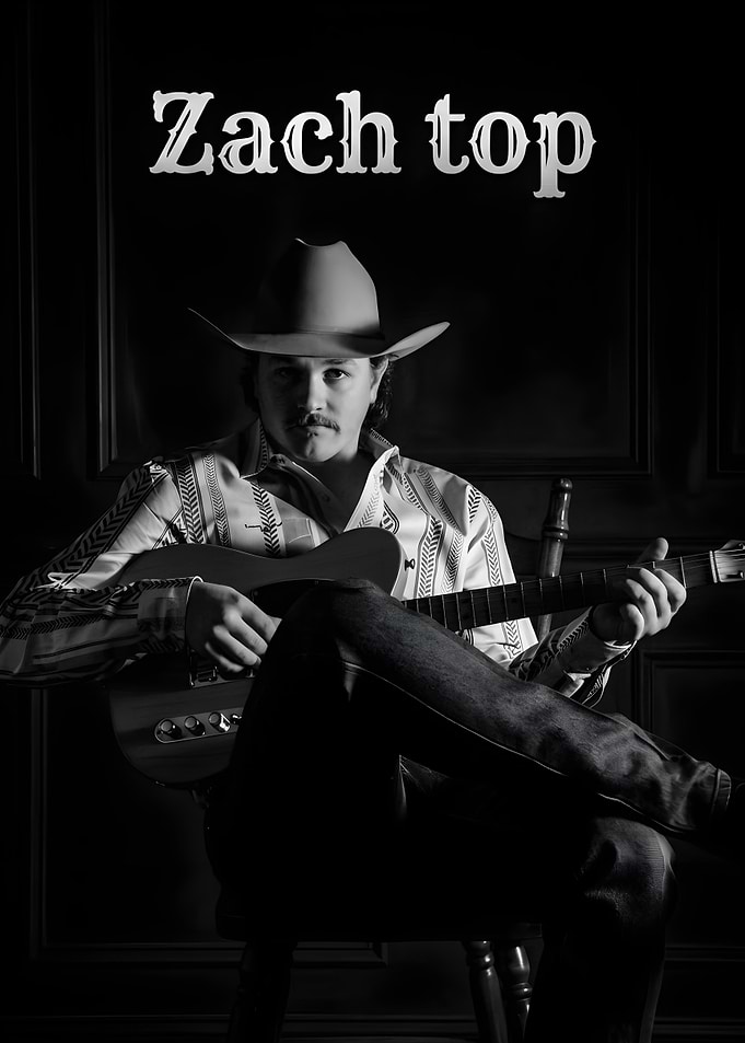 Zach Top Country Music Portrait