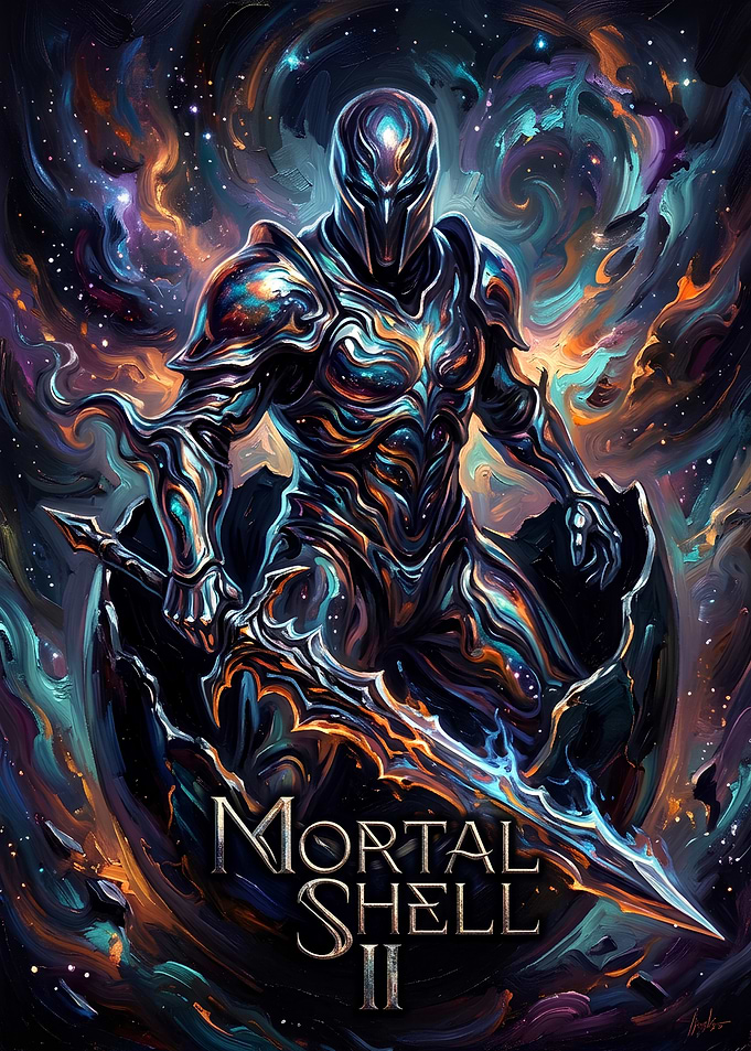 Mortal Shell II Cosmic Warrior Poster