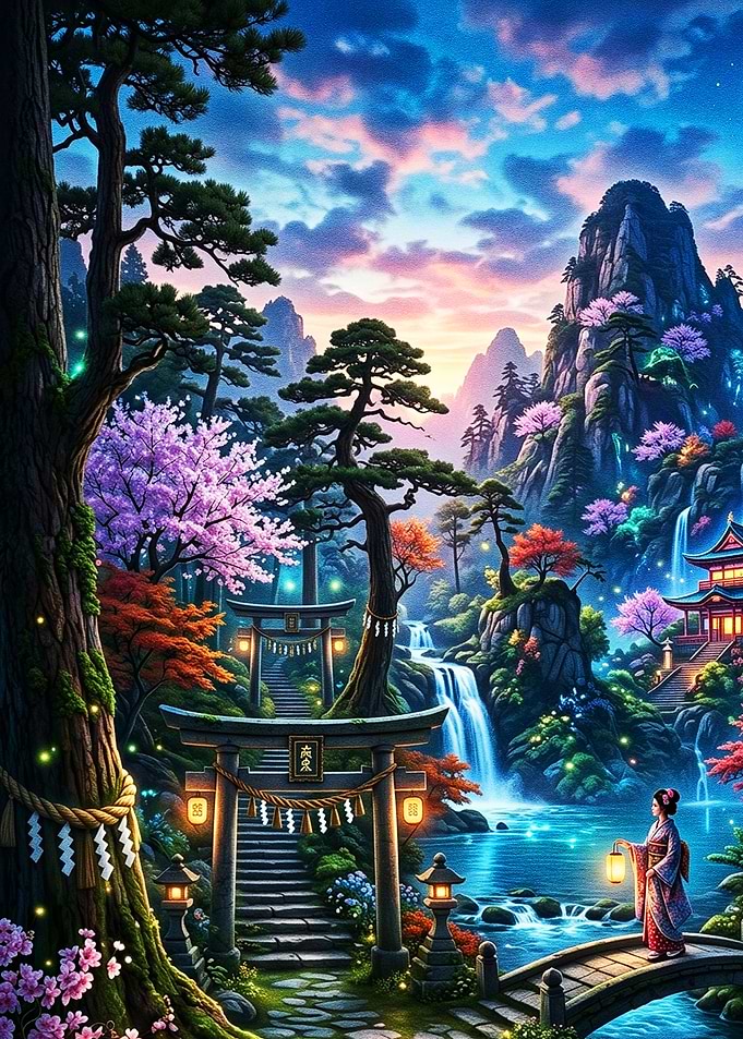 Sacred Japanese Forest
