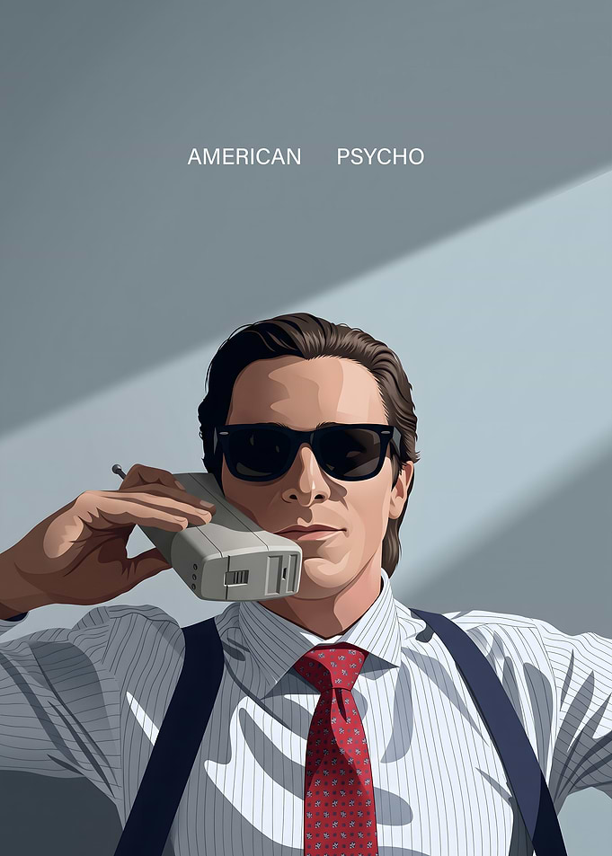 American Psycho Patrick Bateman Poster