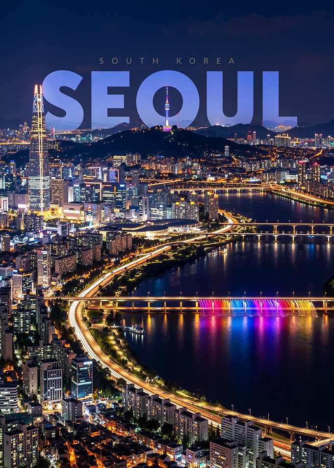 Seoul Night Skyline Travel