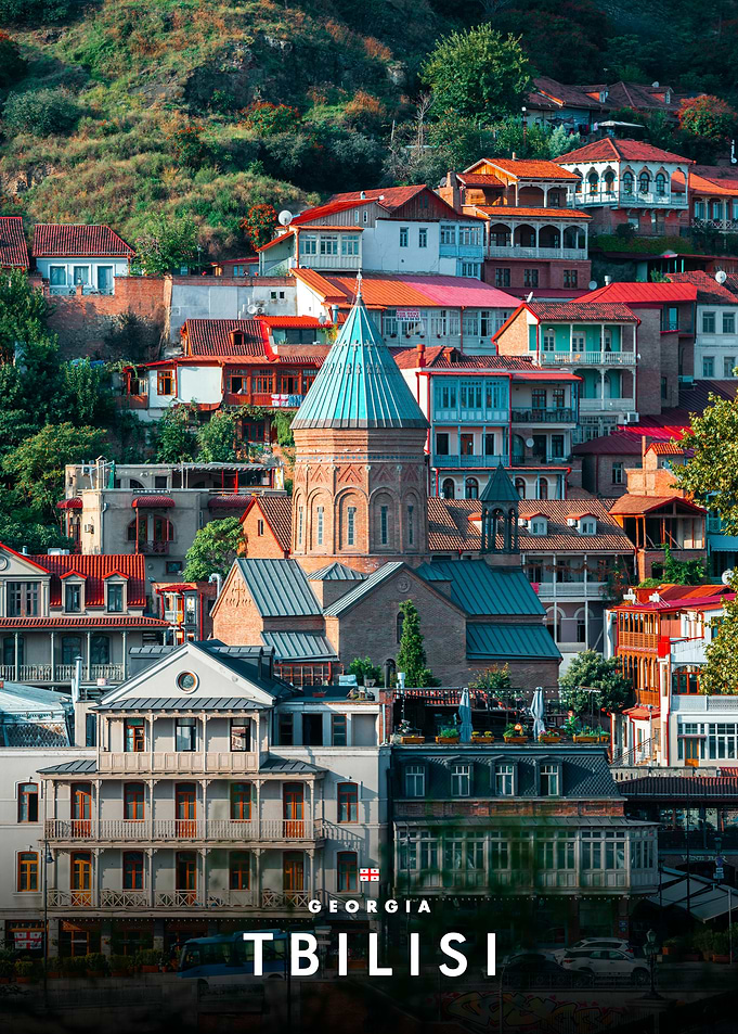 Tbilisi Georgia Old Town View
