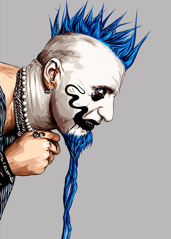 Chad Gray Mudvayne Portrait Illustration