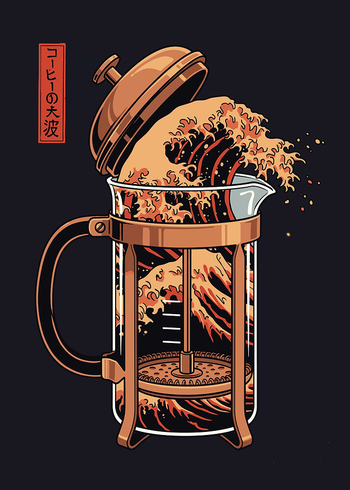 The Great Wave Coffee Press