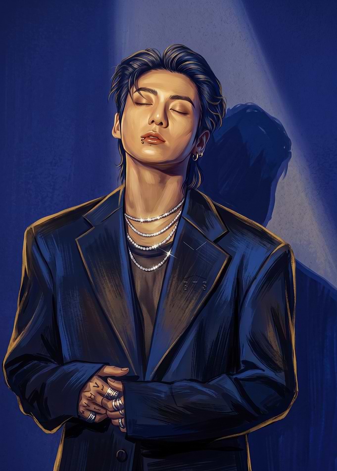 Jungkook BTS Digital Portrait