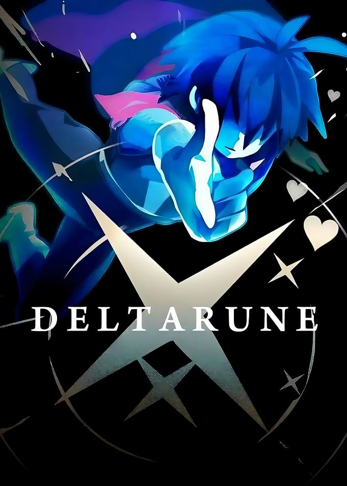 Deltarune Kris Action Poster