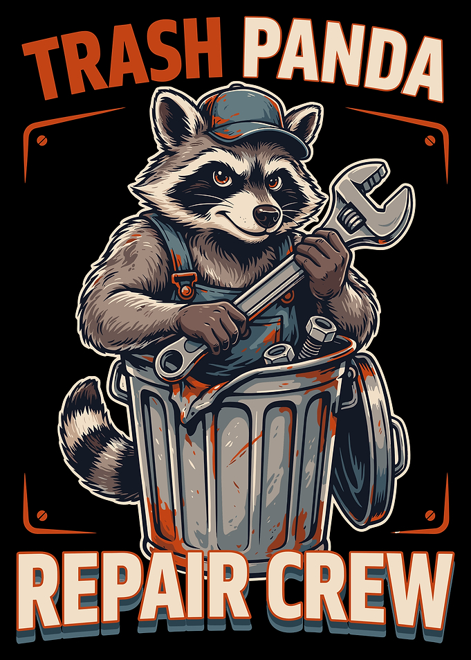 Trash Panda Repair Crew Raccoon