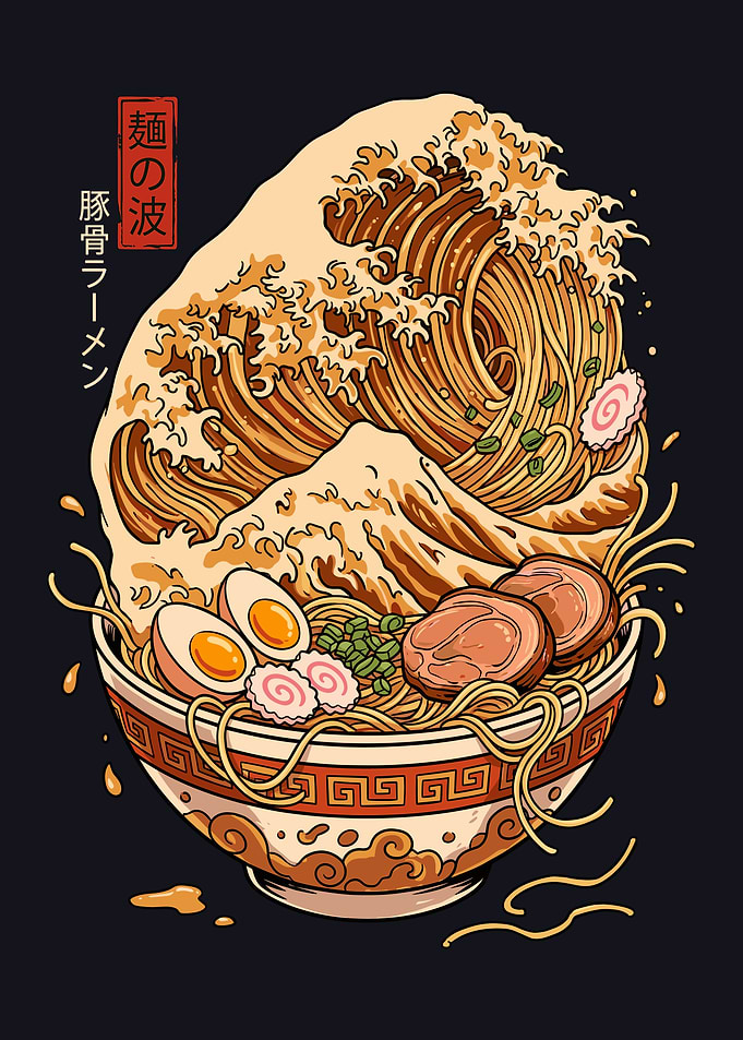 The Great Wave Ramen Bowl