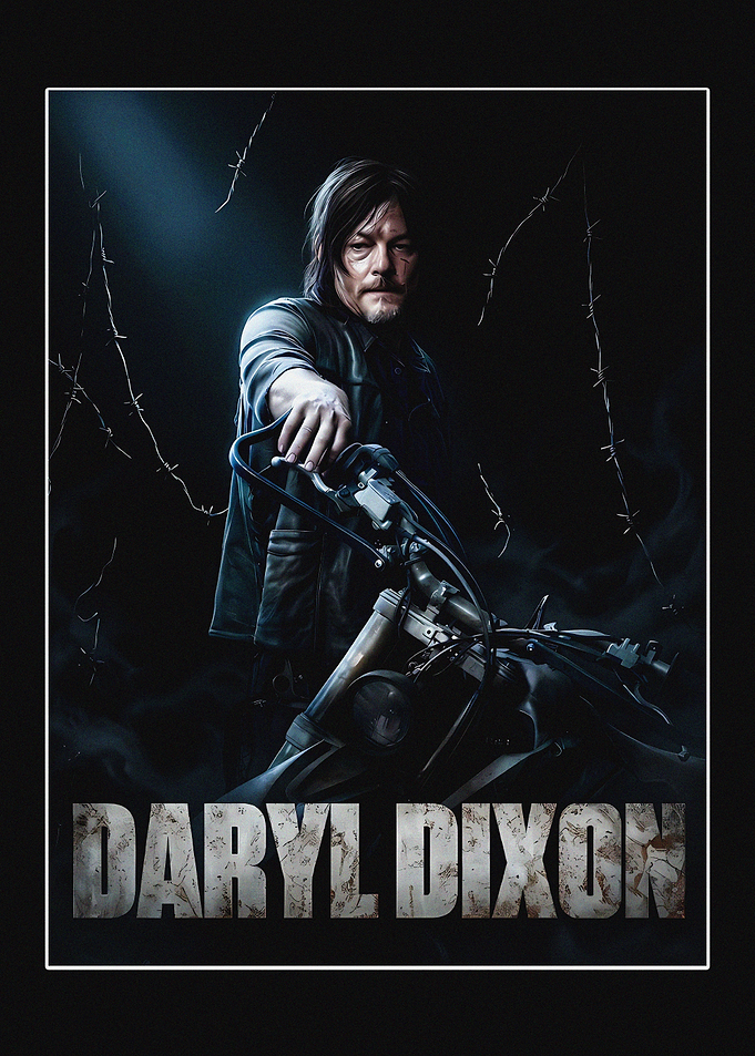 Daryl Dixon The Walking Dead Poster