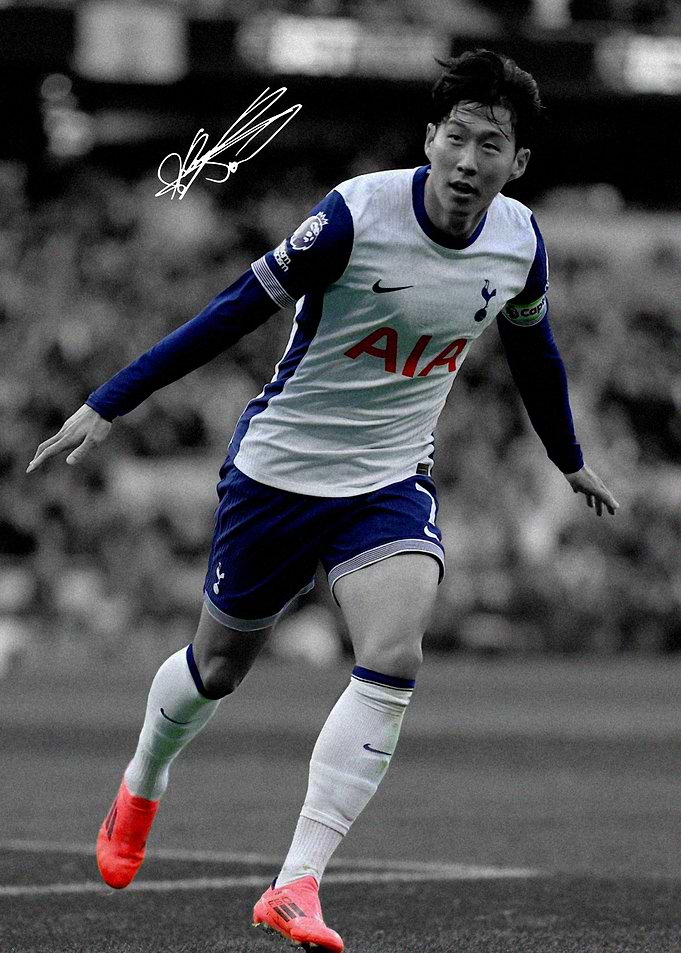 Son Heung-min Tottenham Hotspur Action Shot