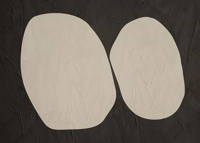 Minimalist Abstract Beige Shapes