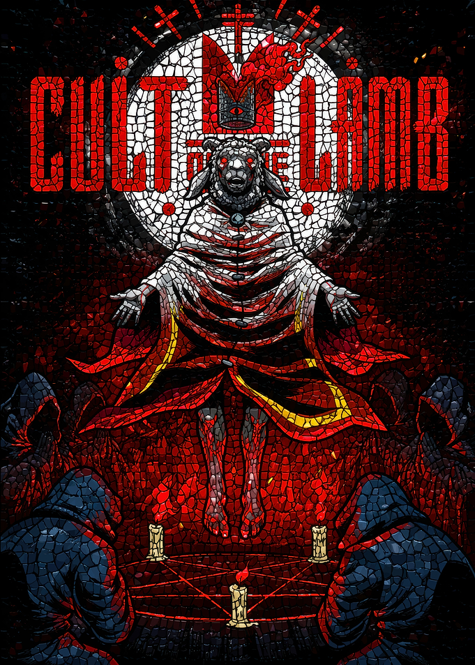 Cult of the Lamb Stained Glass Art