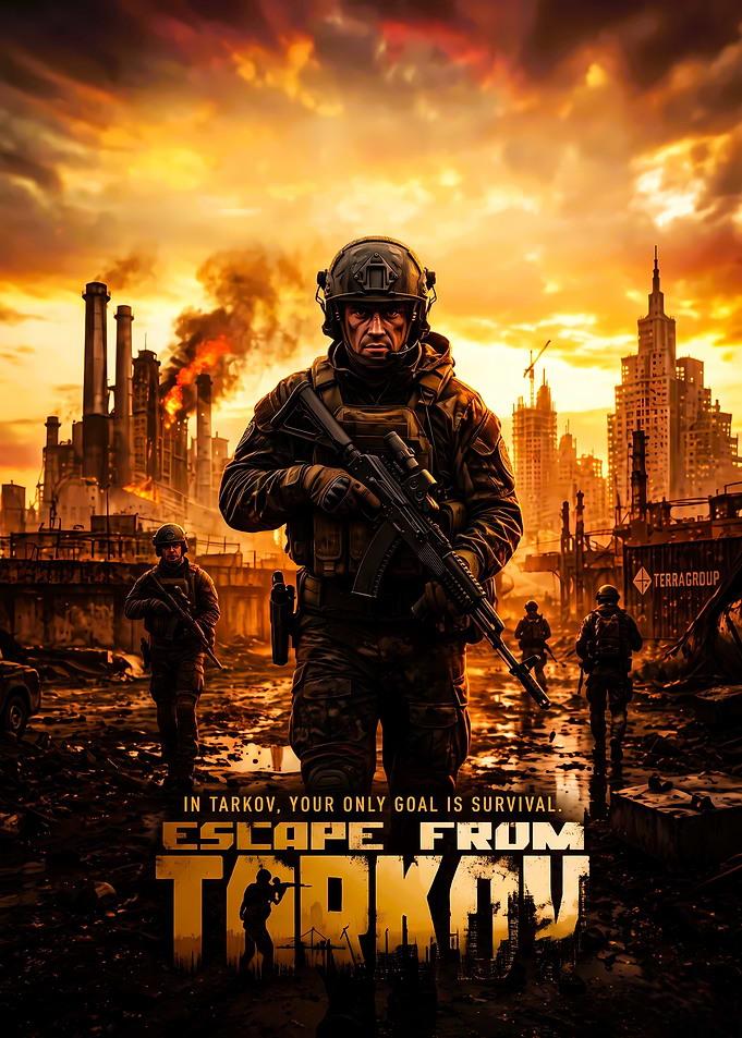 Escape From Tarkov Survival Poster