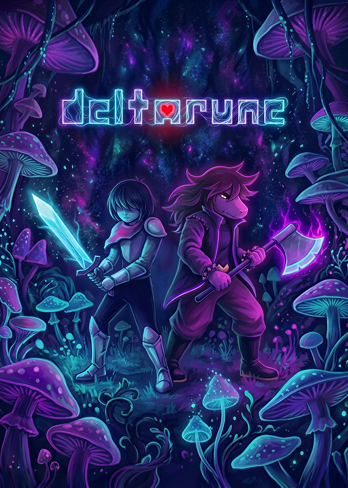 Deltarune Kris and Susie Fan Art