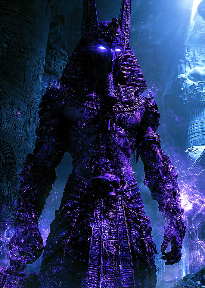Anubis God of Death Dark Fantasy