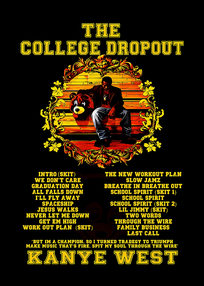 Kanye West The College Dropout Poster